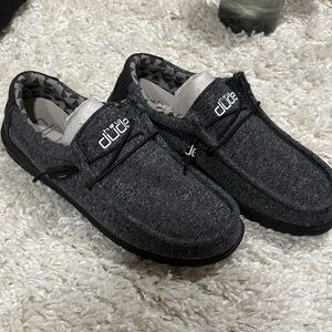 Hey Dude Charcoal Slip-On Shoes